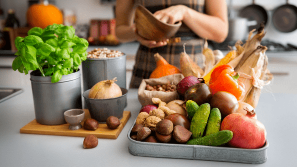 Légumes et noix