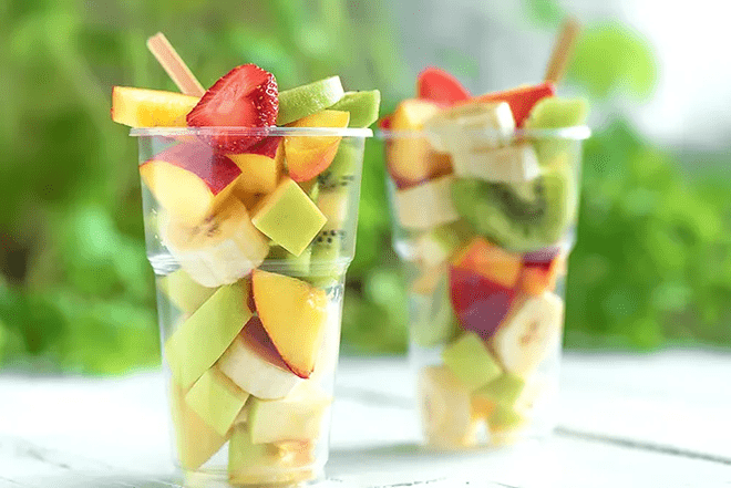 journée de fruits au régime