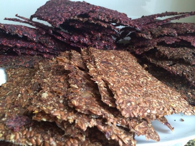procédé de préparation de chips de lin pour le régime Dukan
