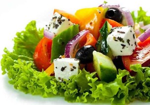 Une salade pour un régime